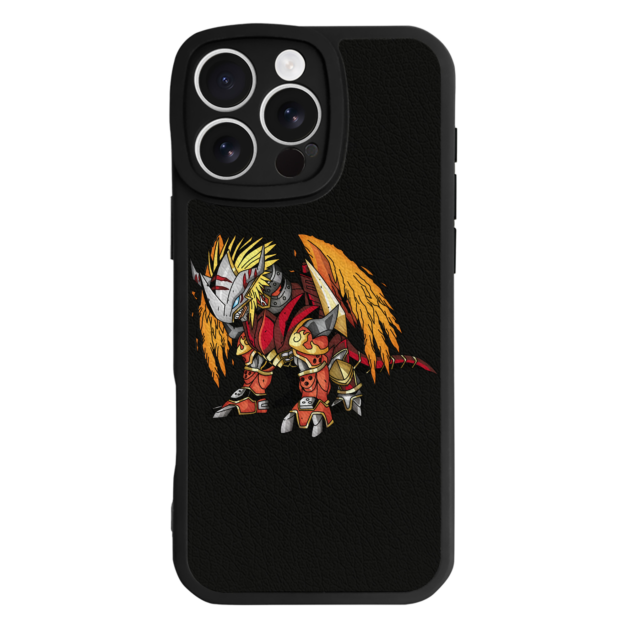 （画像用） Digimon デジタルモンスター/デジモン 【iPhone 16シリーズ対応】シリコンスマホケース（レザー調） 材質：シリコン